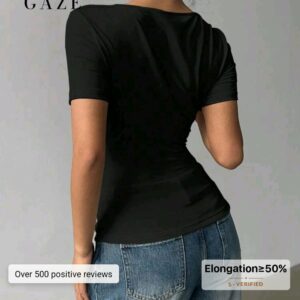 Bambinerie Maternita, prêt-à-porter Dakar, déstockage vêtements Dakar, top fleuri femme Dakar, t-shirt asymétrique chic, mode femme Sénégal, boutique en ligne Dakar, Siren Gaze Dakar