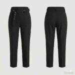 pantalon-tailleur-noir-femme-taille-haute-ceinture-bambinerie-maternita-dakar