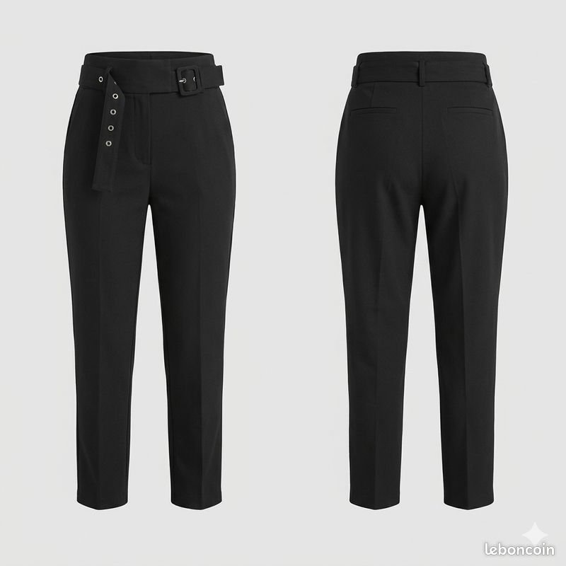 pantalon-tailleur-noir-femme-taille-haute-ceinture-bambinerie-maternita-dakar