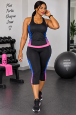 ensemble-sport-femme-debardeur-corsaire-noir-degrade-bleu-rose-taille-40-bambinerie-maternita-dakar