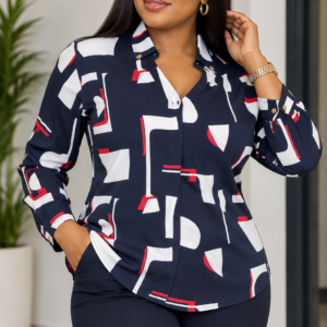 chemisier-fluide-imprime-geometrique-femme-taille-40-42-bambinerie-maternita-dakar