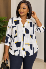 chemisier-fluide-imprime-geometrique-femme-taille-40-42-bambinerie-maternita-dakar