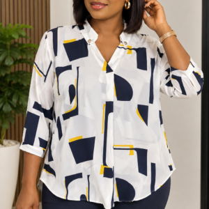 chemisier-fluide-imprime-geometrique-femme-taille-40-42-bambinerie-maternita-dakar