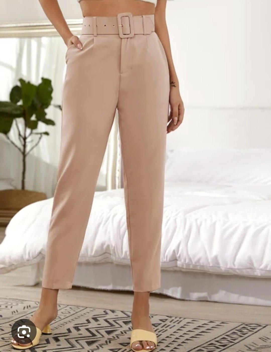 Pantalon Carotte Femme Ceinturé – Marque Kiabi (Déstockage ) – Taille 40 | Bambinerie Maternita Dakar – Image 9
