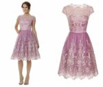 Robe de Soirée & Cérémonie en Dentelle Rose Mauve – Taille S / 38 (Ado 10-18 ans) | Maternita Dakar
