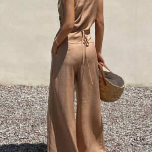 Ensemble Femme 2 Pièces Camel Taille 40 Neuf | Maternita Dakar
