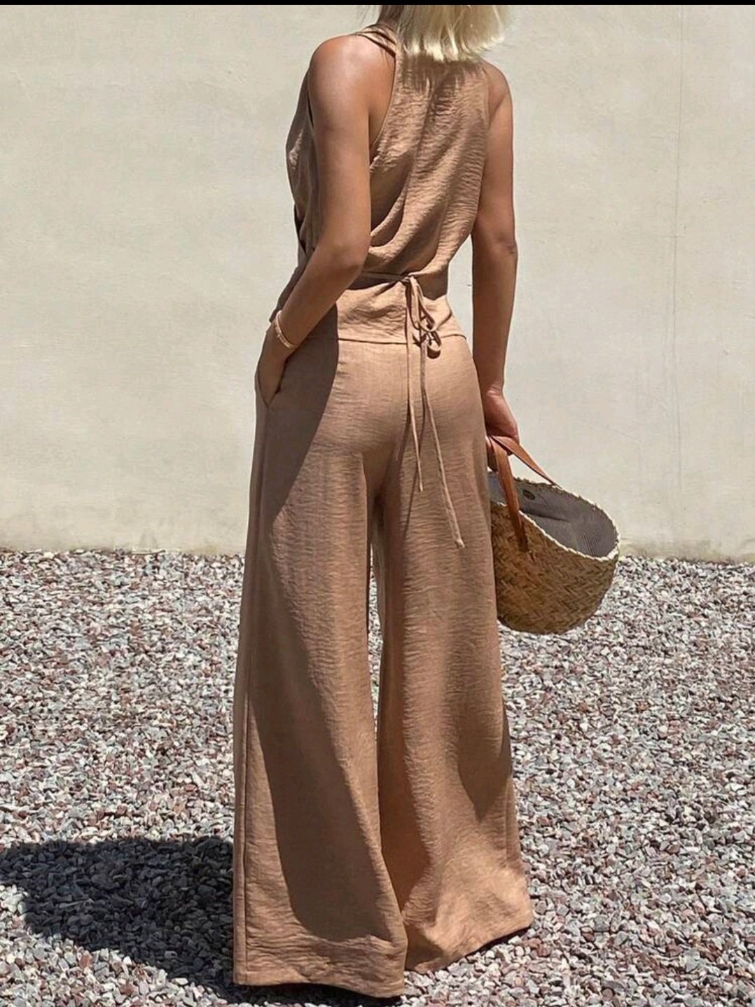 Ensemble Femme 2 Pièces Camel Taille 40 Neuf | Maternita Dakar