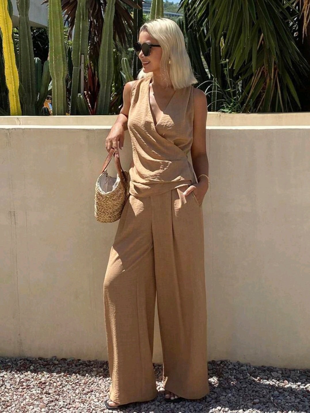 Ensemble Femme 2 Pièces Camel Taille 40 Neuf | Maternita Dakar