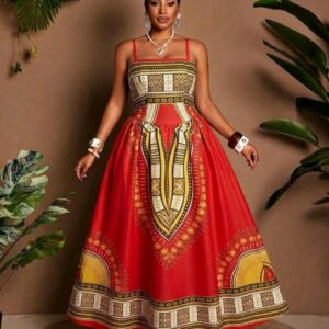 robe-longue-dashiki-rouge-dakar-maternita