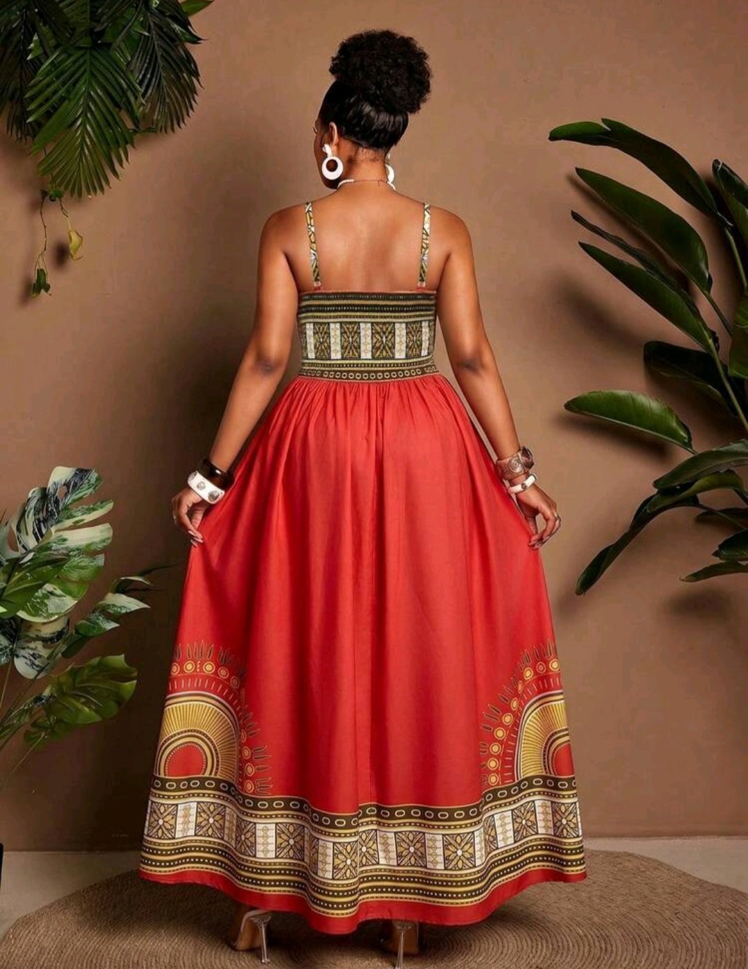 robe-longue-dashiki-rouge-dakar-maternita